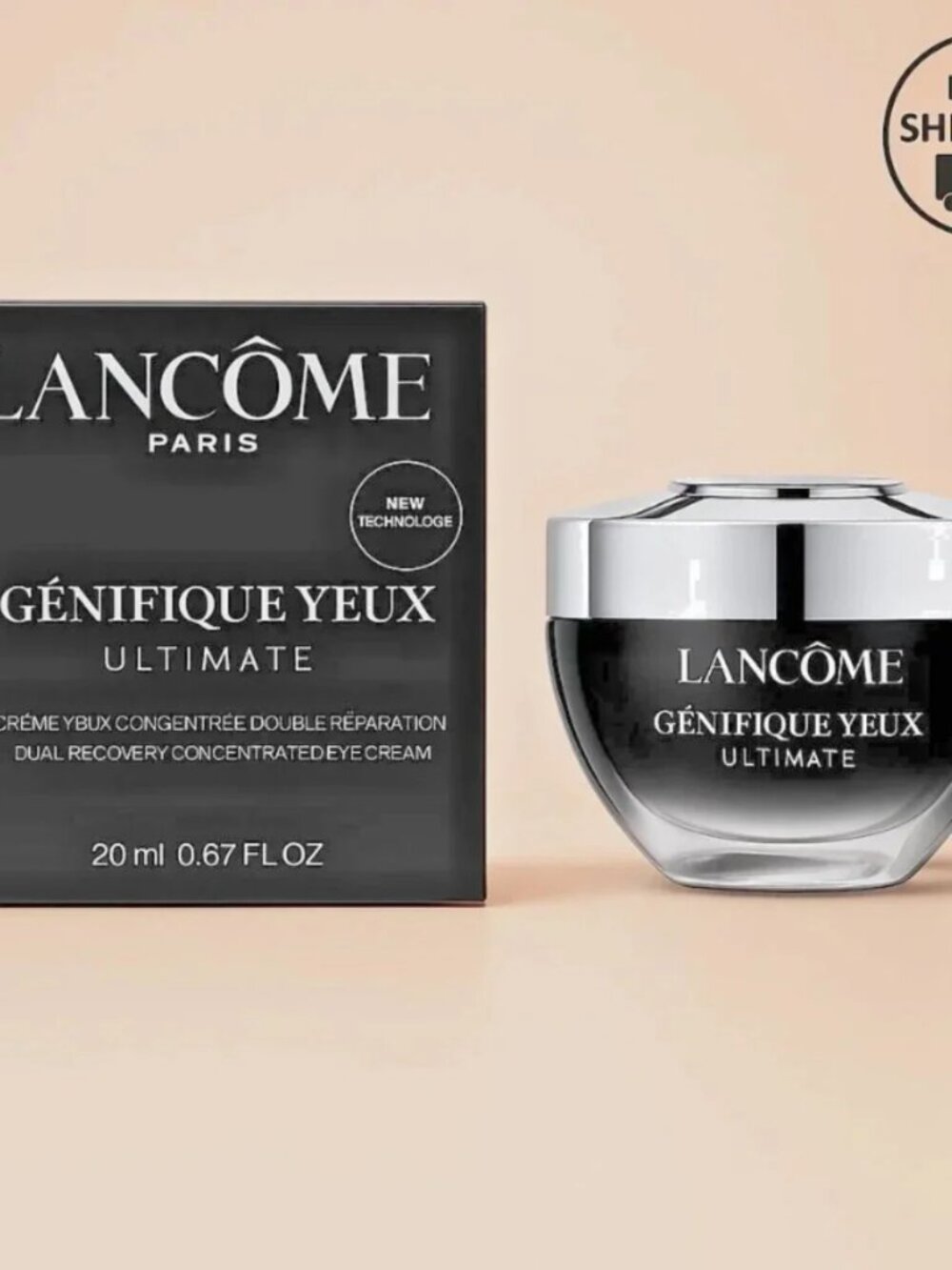 Lancome Genifique Yeux Ultimate Dual-Repair Eye Cream - 20ml (Brand New)